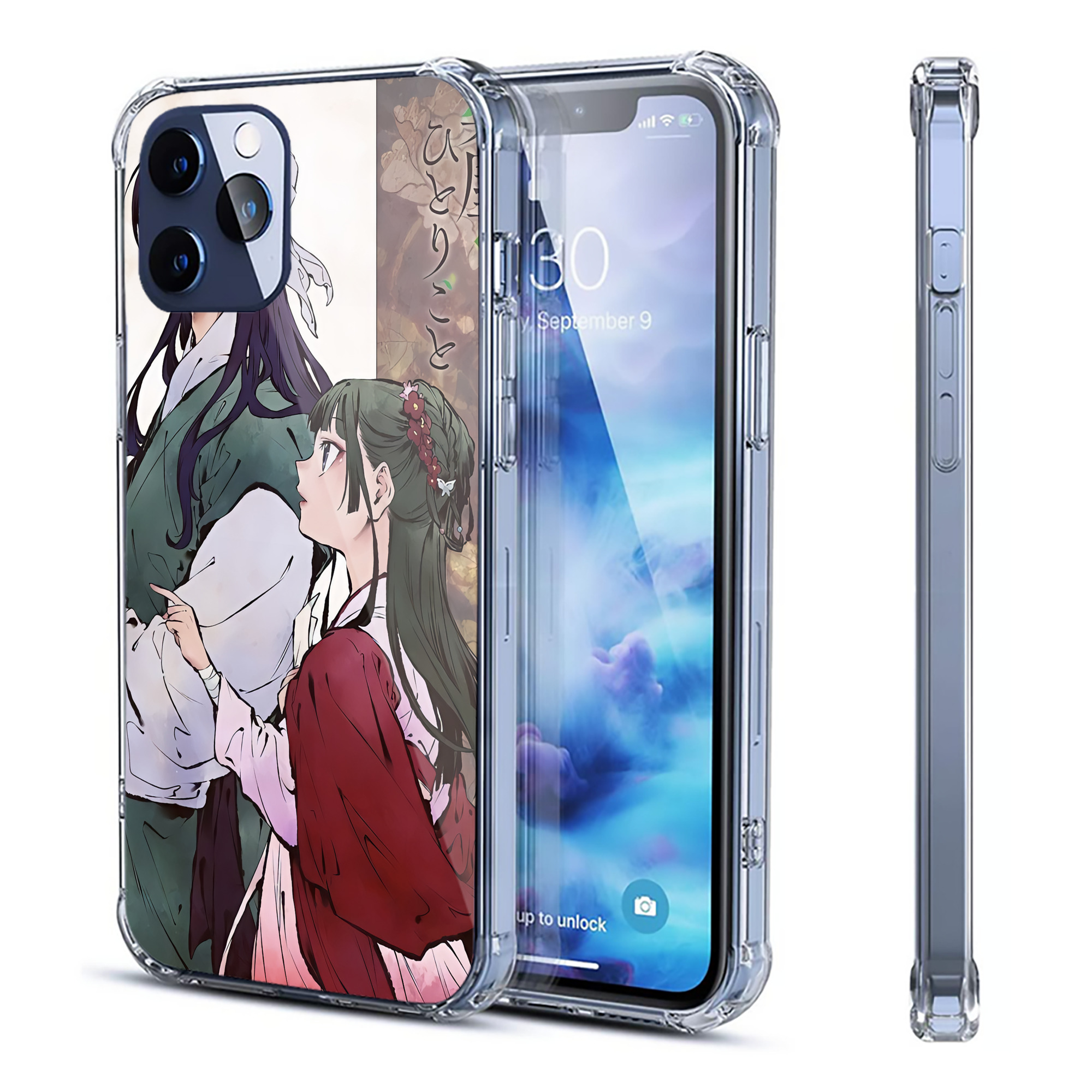 （画像用） 薬屋のひとりごと The Apothecary Diaries 【iPhone 12シリーズ対応】透明スマホケース（クリアソフトケース）